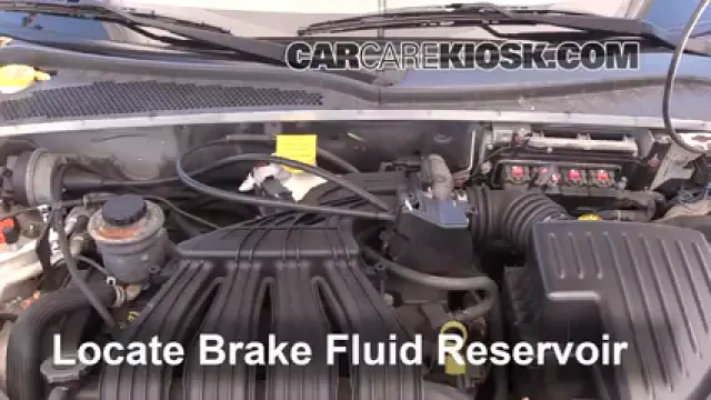 2008 Chrysler PT Cruiser Touring 2.4L 4 Cyl. Brake Fluid Check Fluid Level